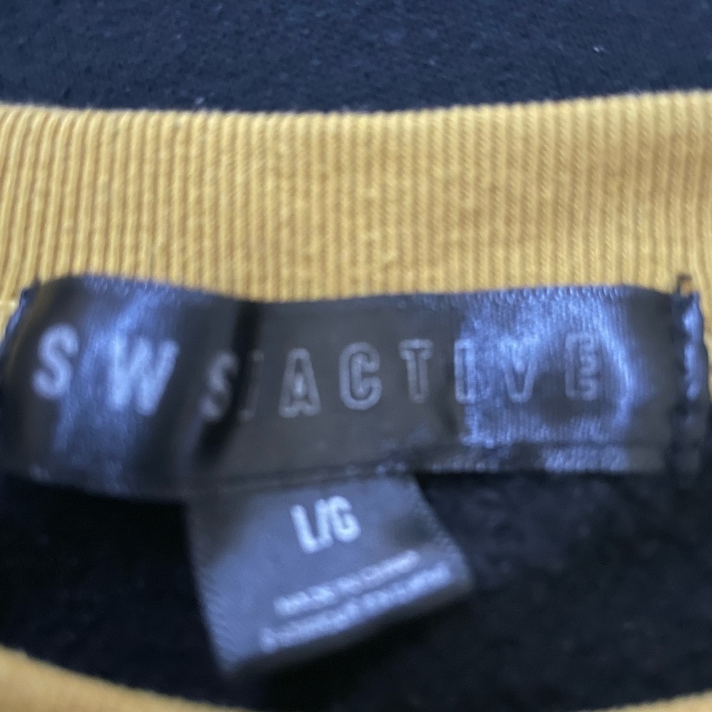 Women's Long Sleeve Fleece Top- Mustard